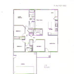 Plan: 1550 square foot custom home, 4 bedroom, 2 bath, 2 car garage