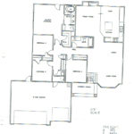 Plan: 1795 square foot custom home, 4 bedroom, 2 bath, 3 car garage