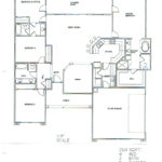 Plan: 2124 square foot custom home, 4 bedroom, 3 bath, 2 car garage
