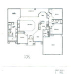 Plan: 2189 square foot custom home, 4 bedroom, 2 bath, 2 car garage
