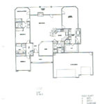 Plan: 2223 square foot custom home, 4 bedroom, 3 bath, 2 car garage