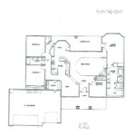 Plan: 2249 square foot custom home, 4 bedroom, 2 bath, 3 car garage