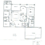 Plan: 2457 square foot custom home, 4 bedroom, 3 bath, 3 car garage