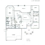 Plan: 2523 square foot custom home, 3 bedroom, 2 bath, 3 car garage