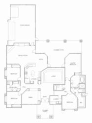 3096 square foot custom home, 4 bedroom, 2.5 bath, 3 car garage