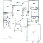 Plan: 2051 square foot custom home, 4 bedroom, 2 bath, 2 car garage